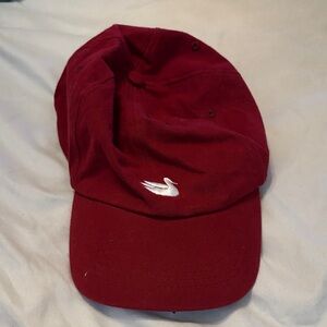 Southern Marsh Red Cap with White Embroidery